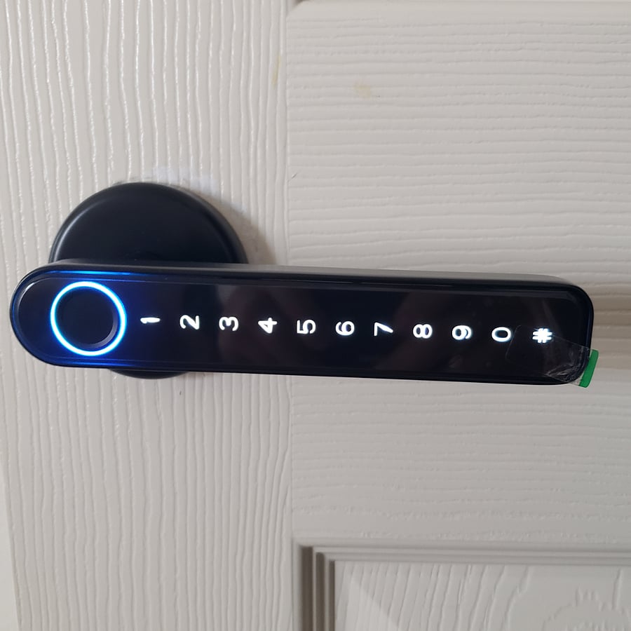 Smart Door knob with your own generated key to lock your door