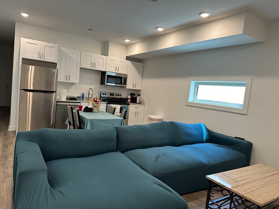Unit 3 Family room with comfy couch