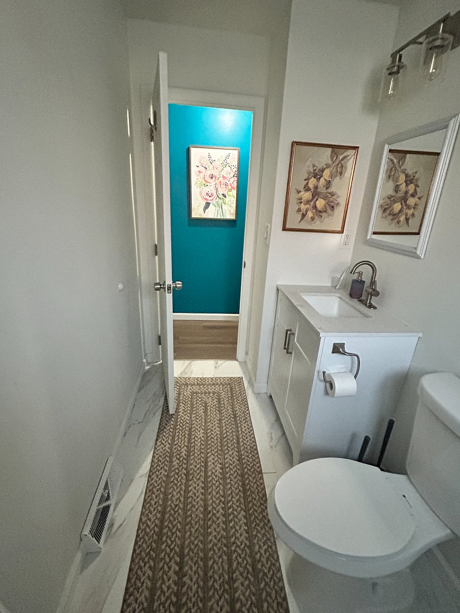 Bathroom into hallway