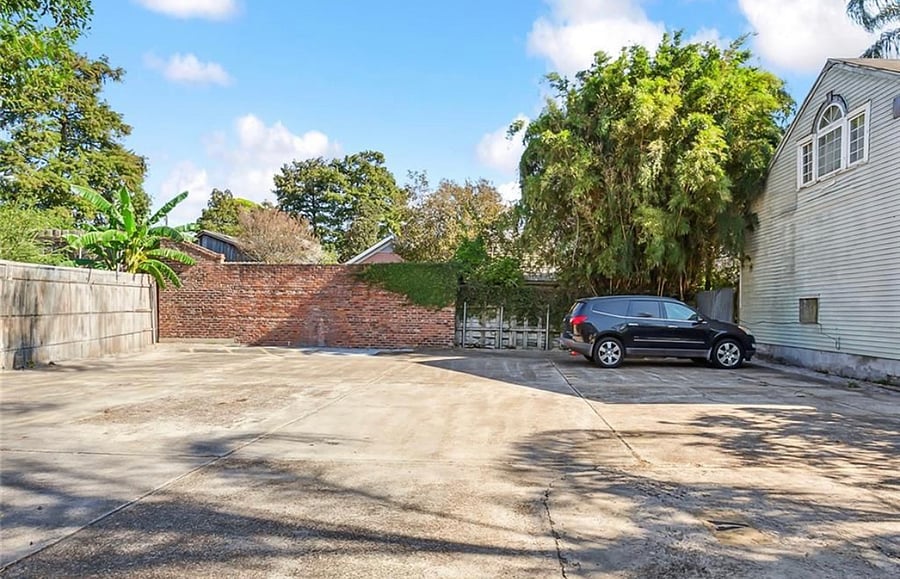Gated parking lot