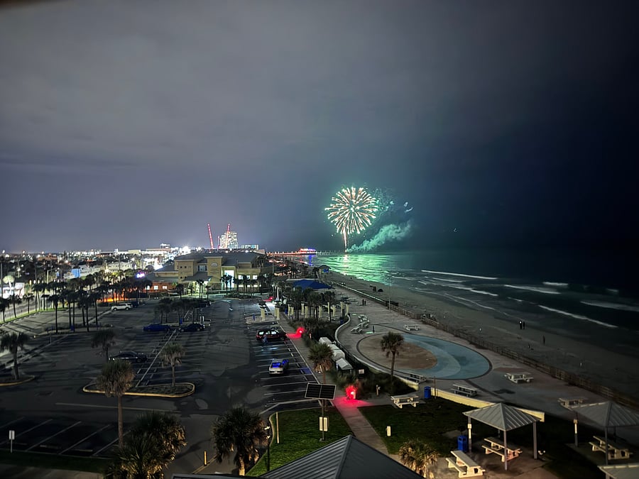 fireworks every Saturday night after the free concerts at the Bandshell