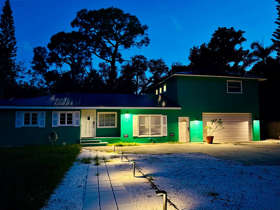 the Main Stay is an attached single story home with private entry stoop, and two private decks at the rear yard. Walkable to Downtown Bonita Springs!