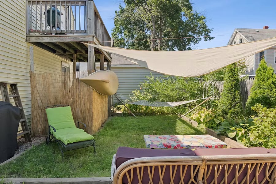 Backyard (in the summer!)