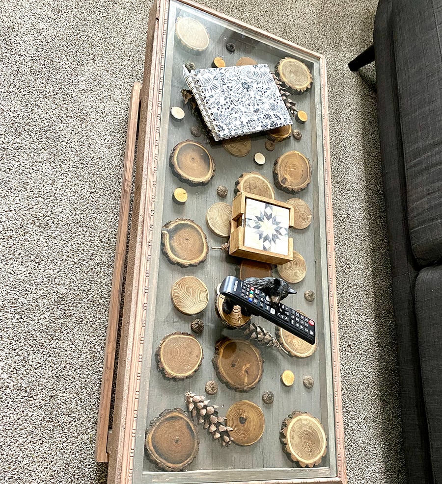 Hand made, unique coffee table.