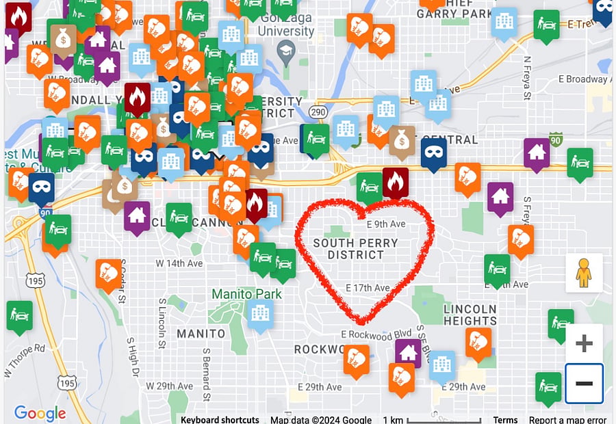 The Perry District is consistently safe in Spokane Crime maps, yet it's close to downtown and everything Spokane has to offer.