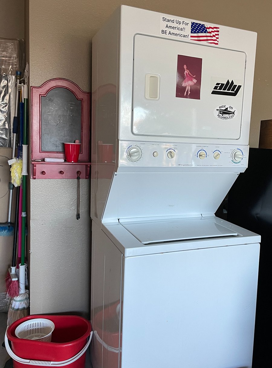Washer/Dryer in the garage