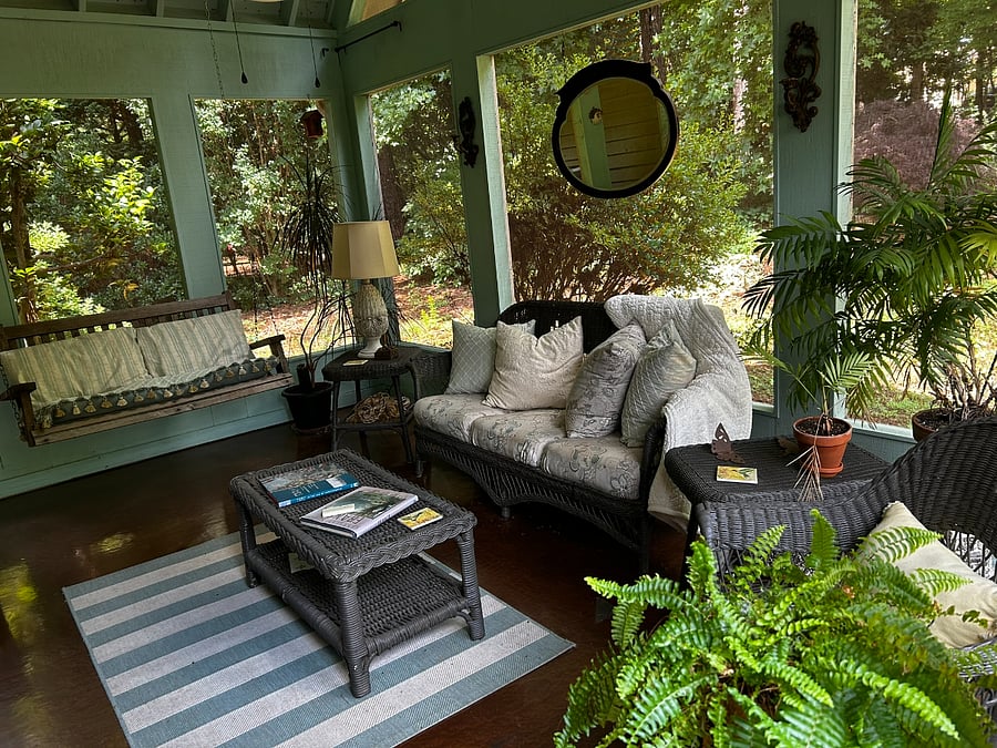 Lovely screened porch