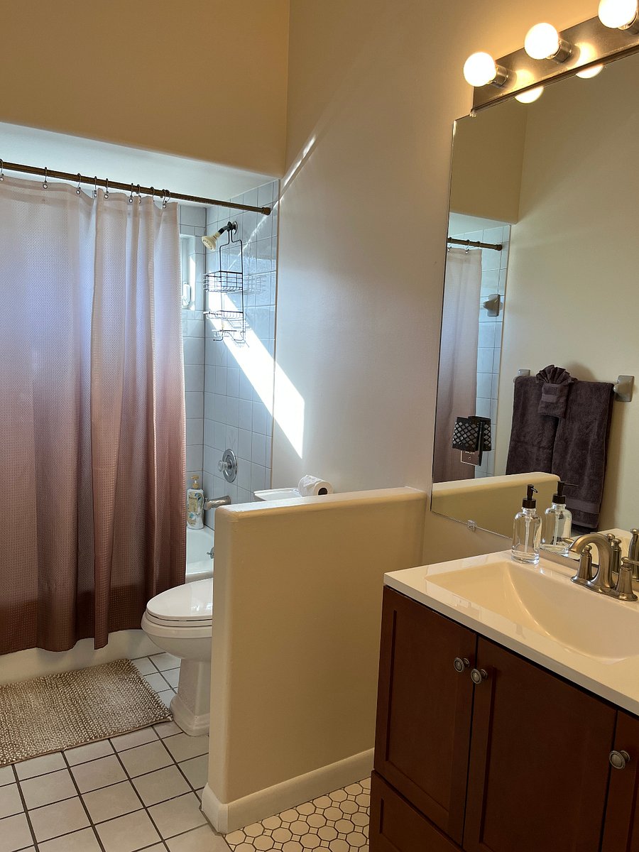 guest bath shower tub combo