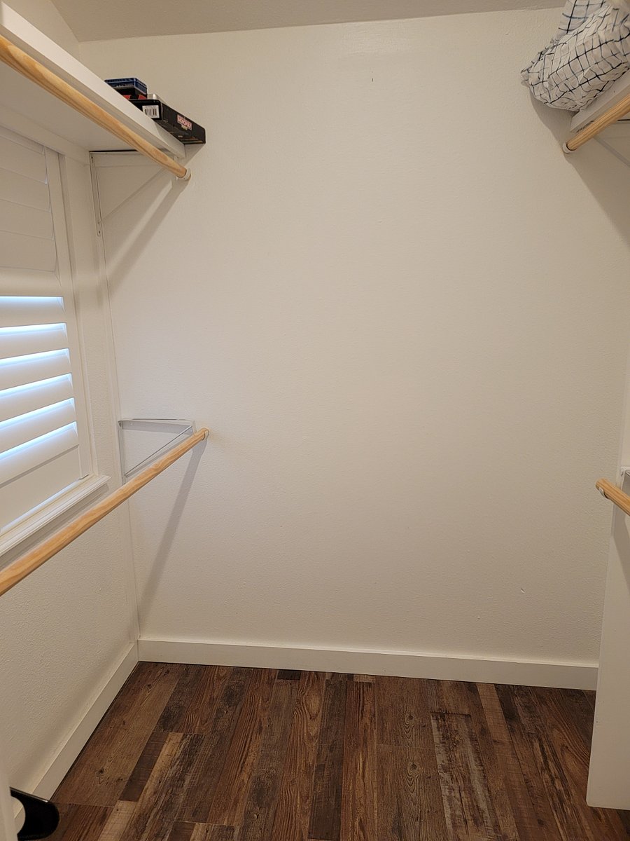 Master bedroom and 3rd bedroom have walk in closets