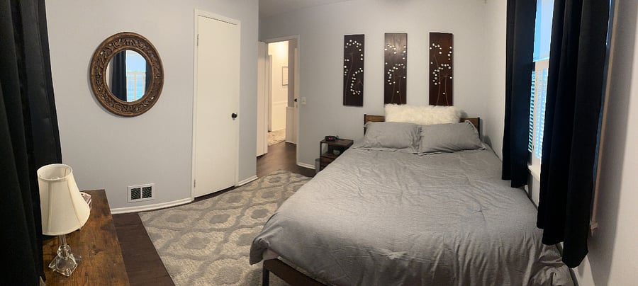 Queen bedroom. 