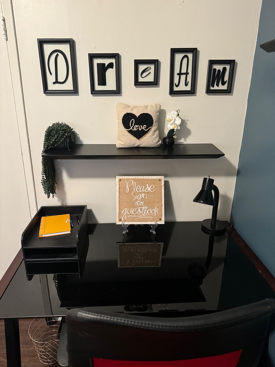 Office bedroom with futon bed.