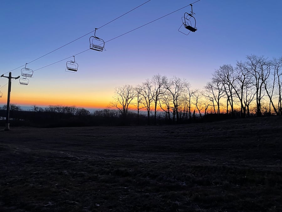 The leaves have fallen and winter is on the way. Beautiful Sunrises Year Round