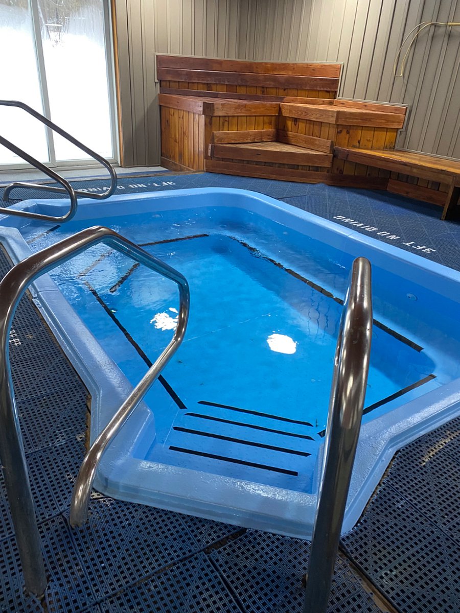 Hot Tub in indoor pool area. Included