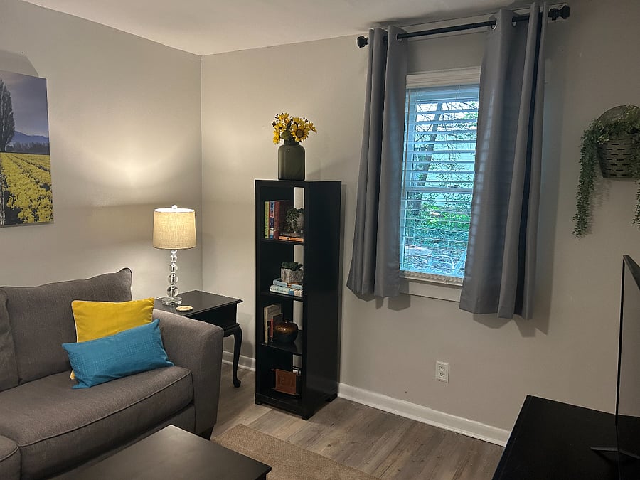 View of living room.