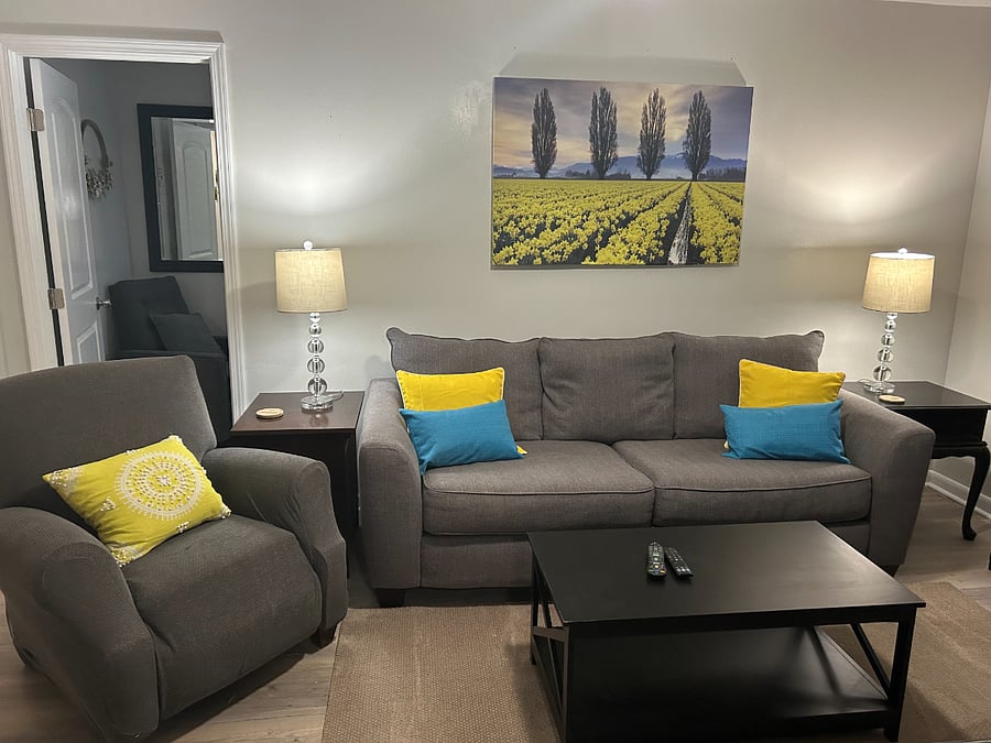 View of living room.