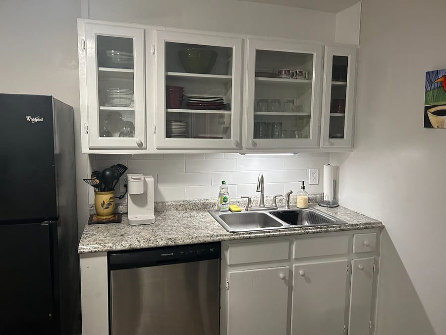Fully equiped kitchen.