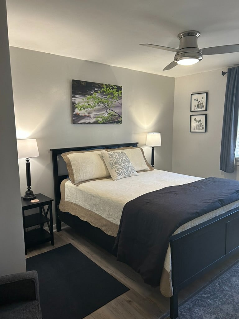 Queen bed