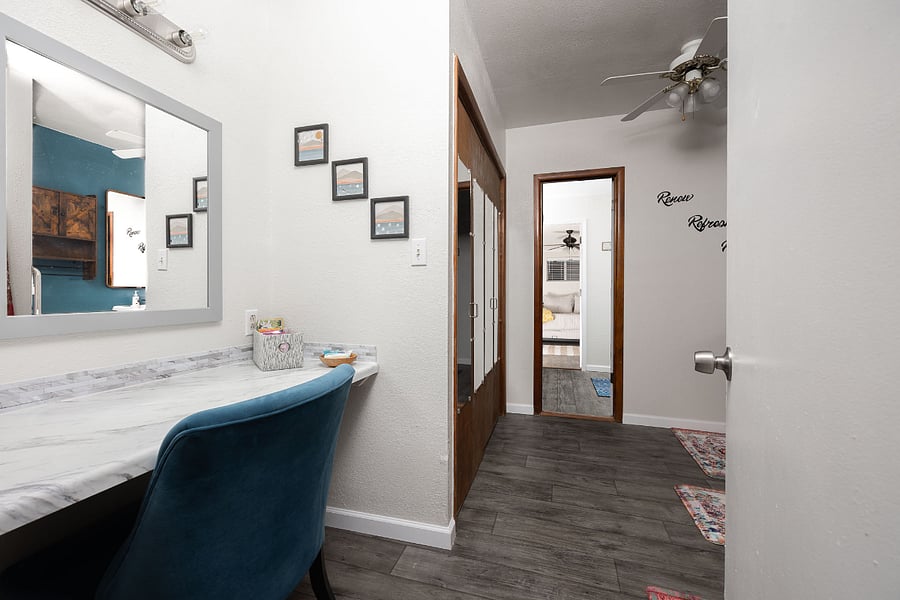 Vanity in Master Bath