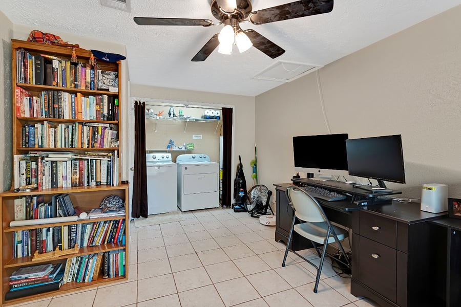 Office space and laundry facilities.R