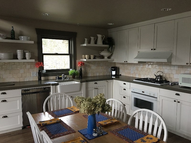 large selection of dishes, pots and pans
