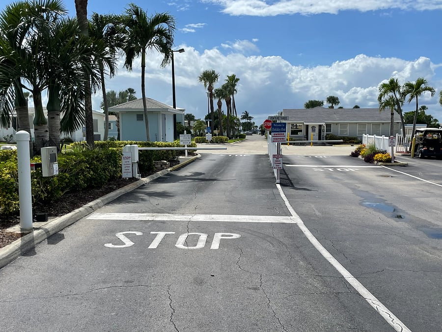 Gated Community Entrance
