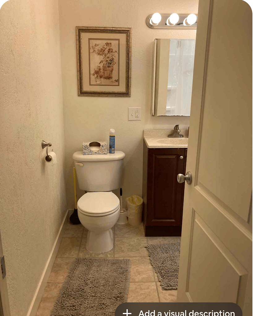 Full Bathroom with tub.