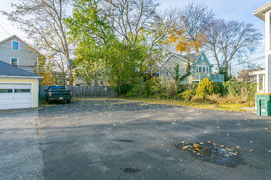 Private parking lot in rear of building with one space available for this rental
