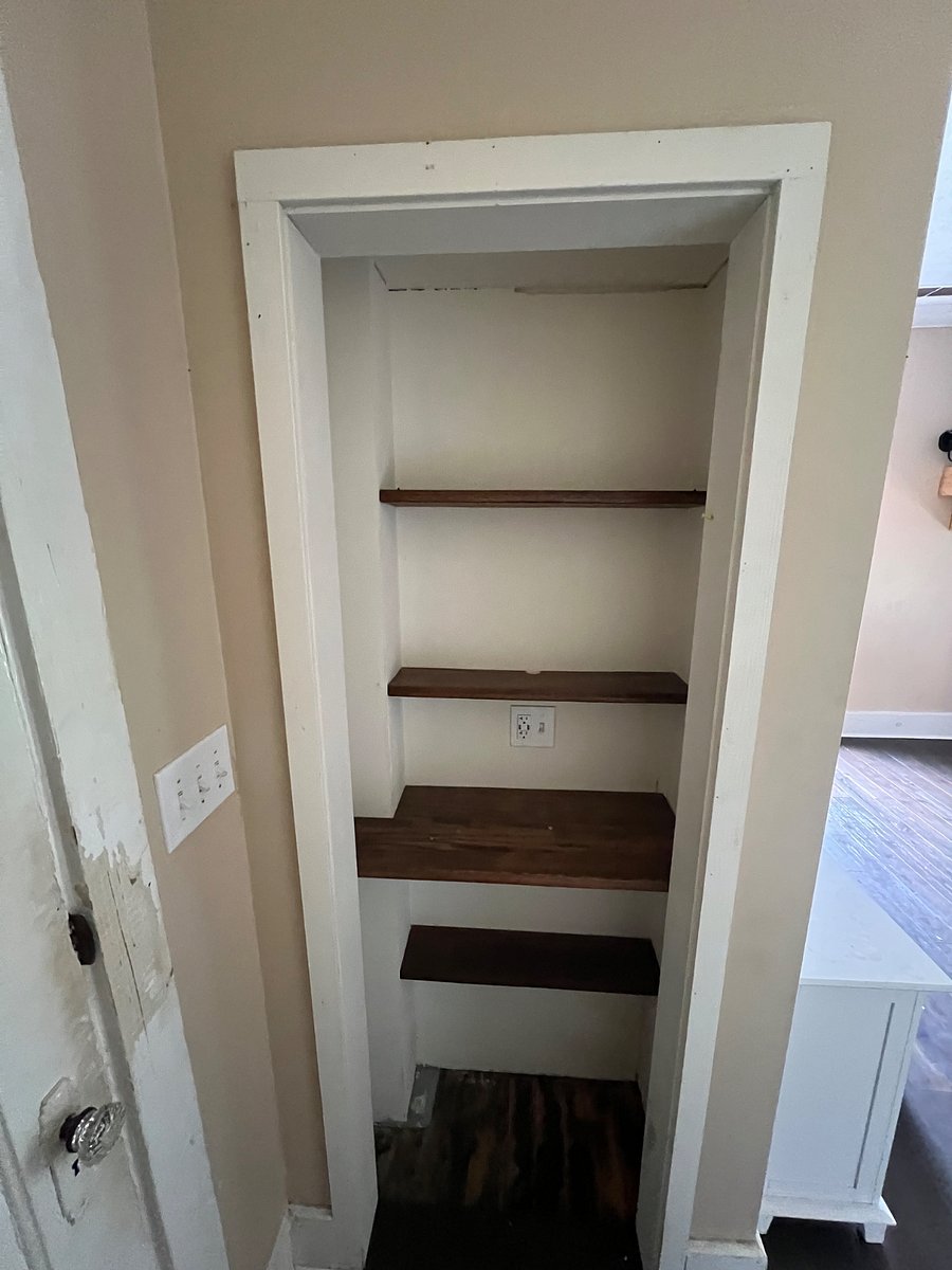 Another small closet - this one is sized more for knick knacks etc.
