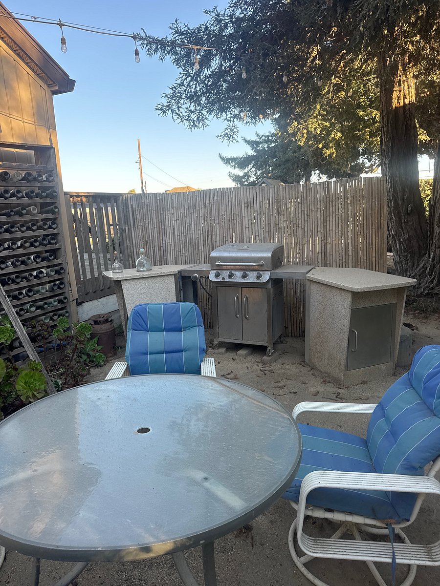 Outdoor barbecue area