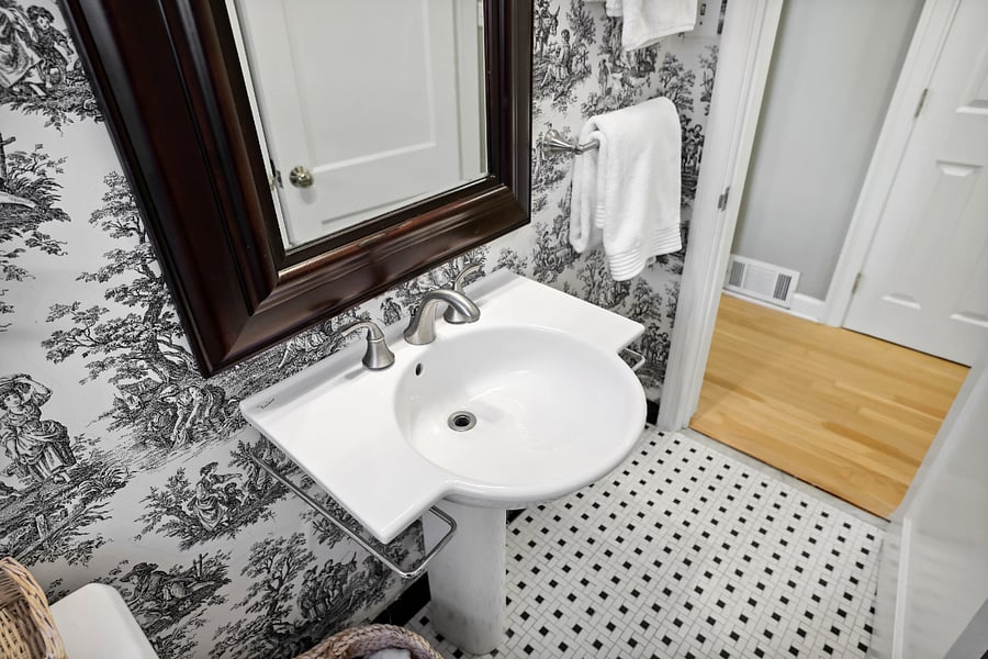 designer pedestal sink