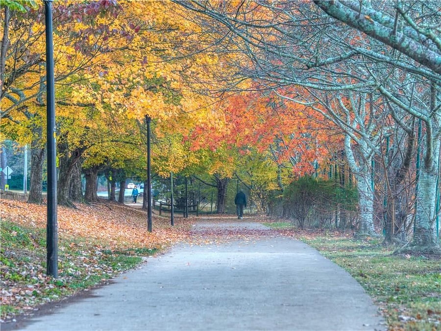 3.5 miles of lighted walking paths around the Golf Course