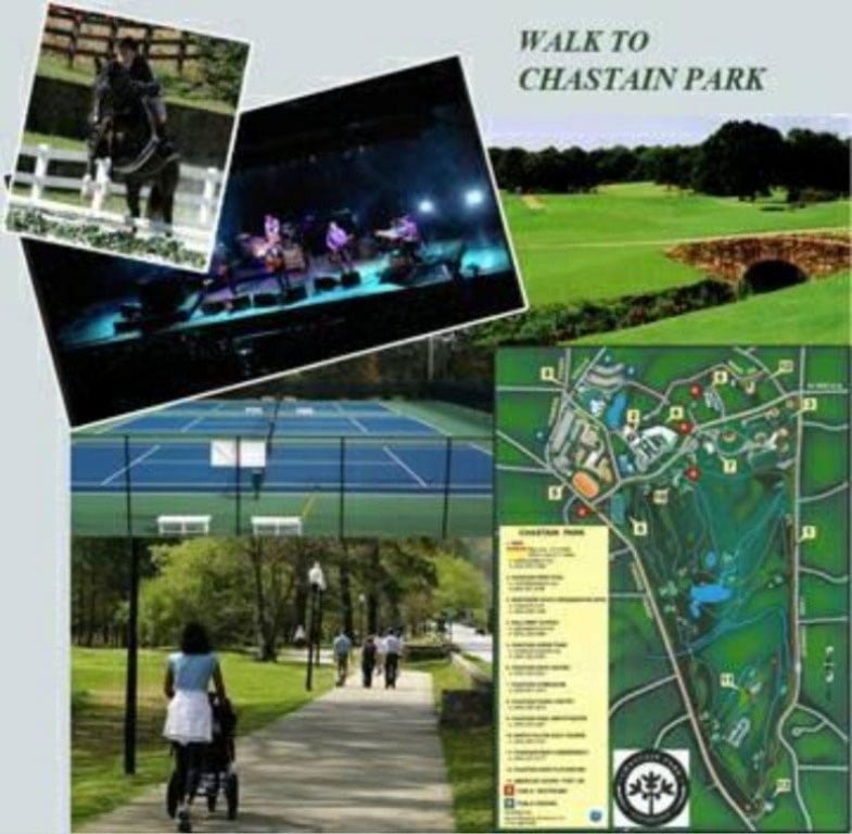 only 1/2 mile to Chastain Park