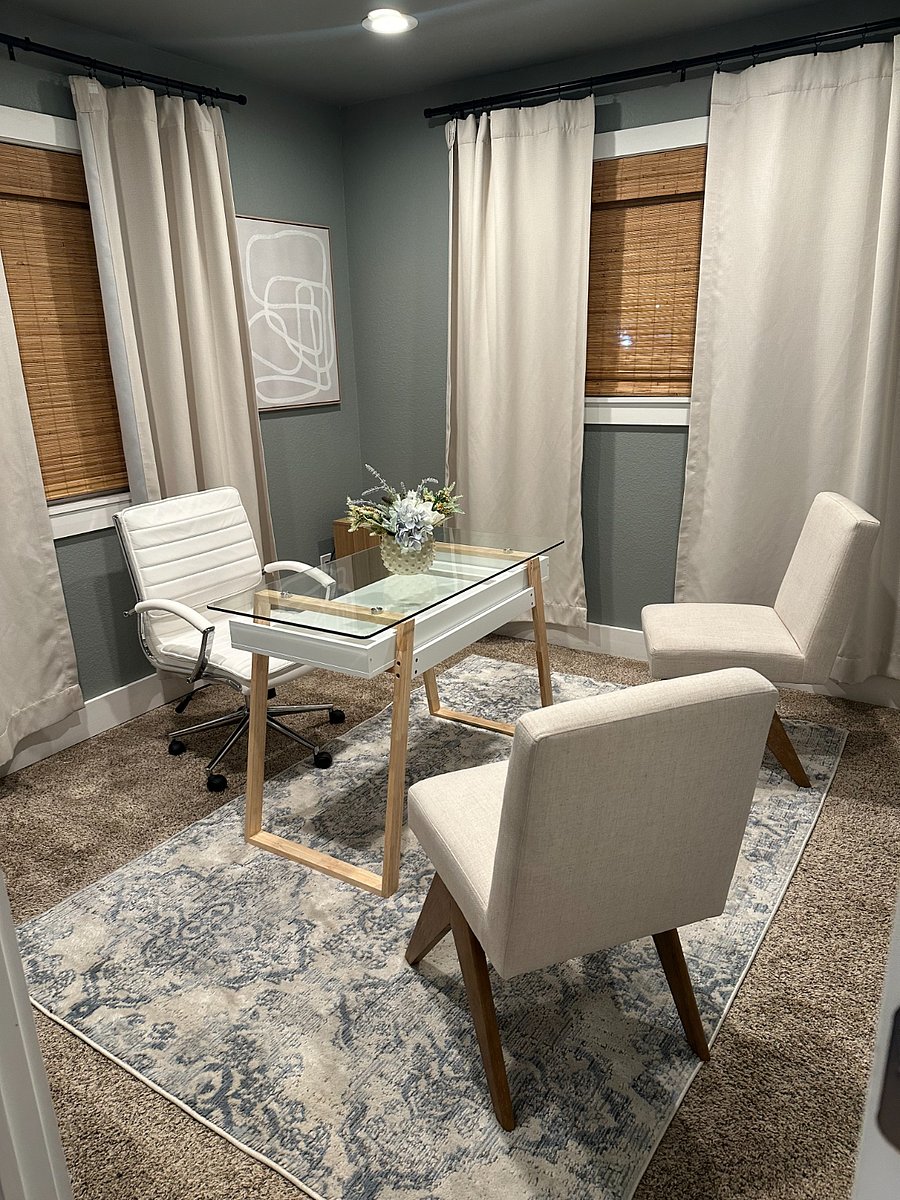 Third bedroom converted into an office (Optional)