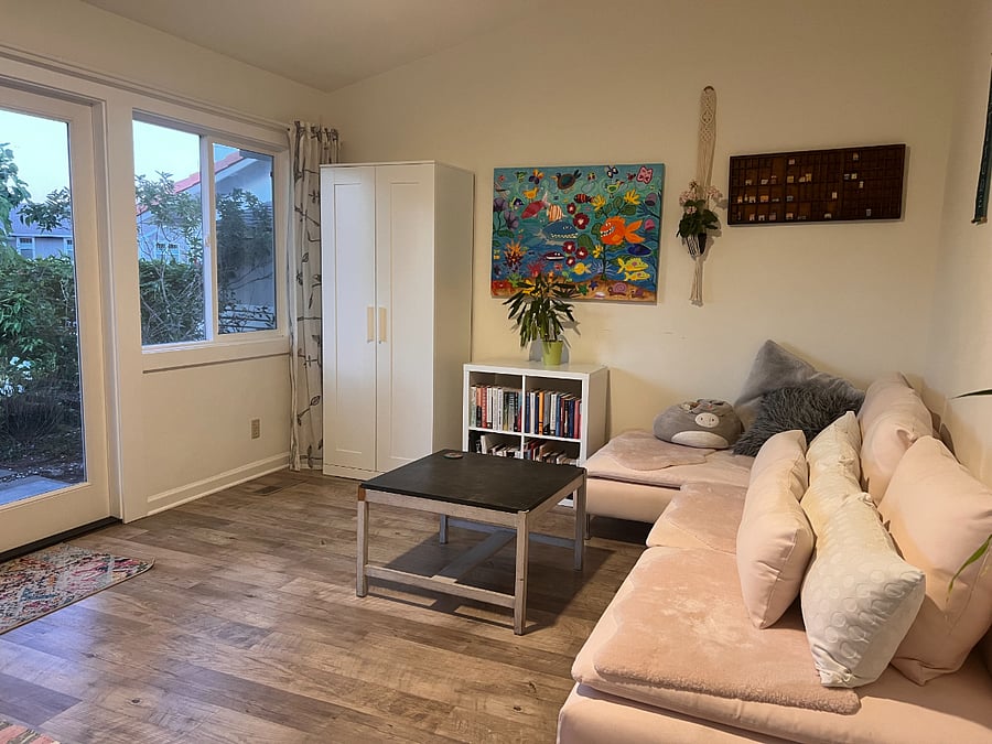 Sofa area in second bedroom
