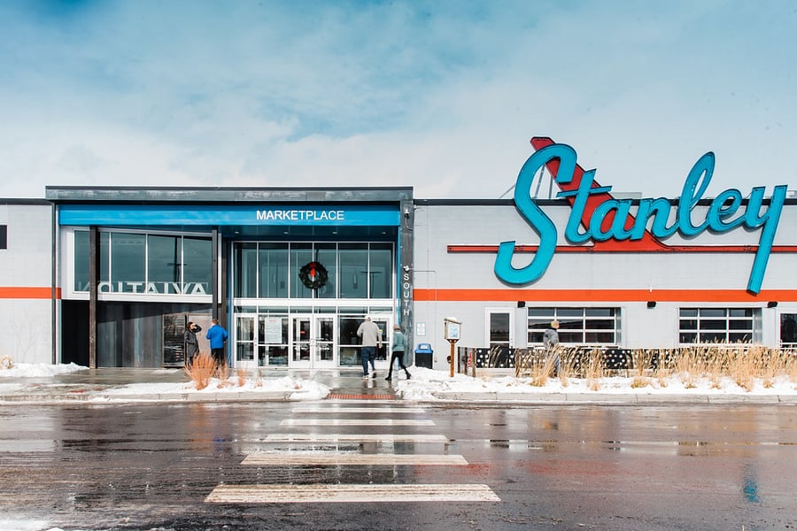 Stanley Marketplace less than 1 mile away with shops, restaurants, yoga and other amenities