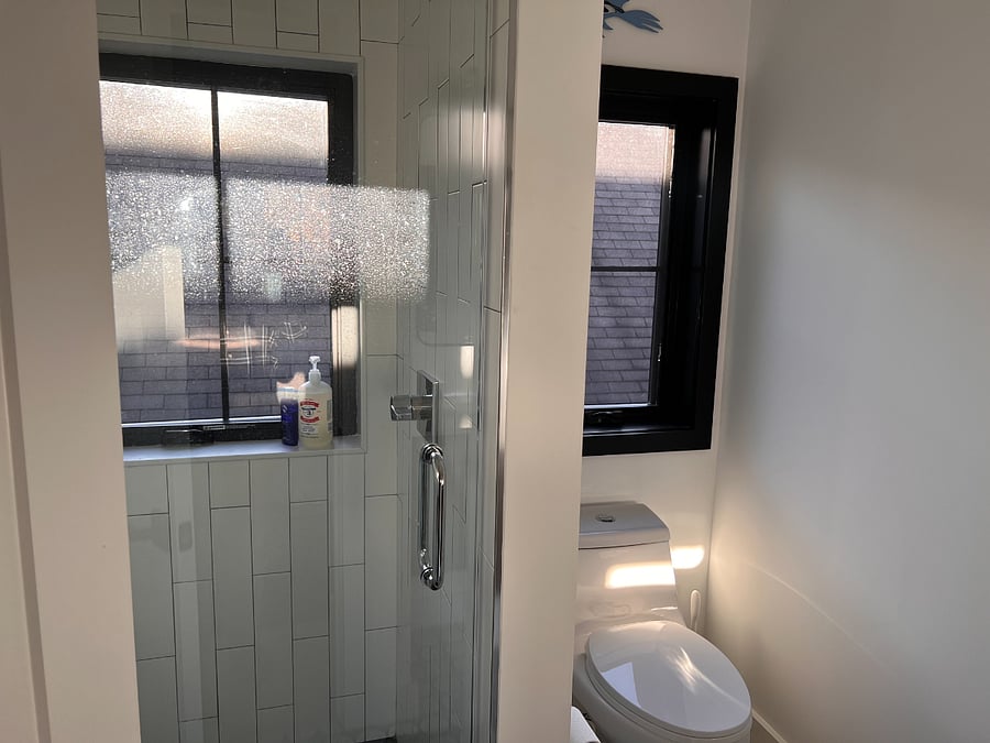 interior of bathroom 