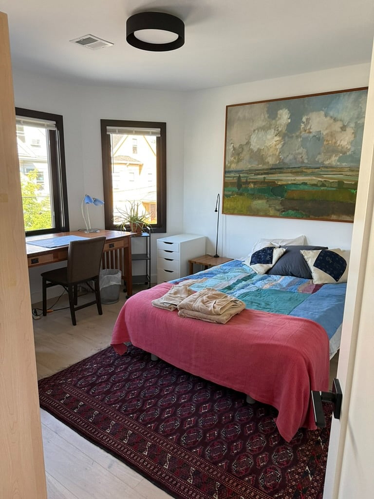 Guest room and my working space: located downstairs off of downstairs hall. 