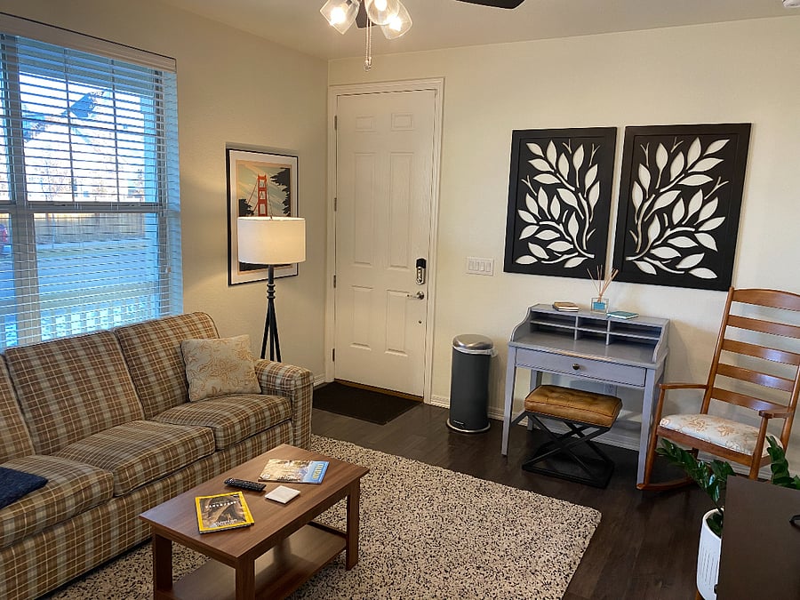 Desk area