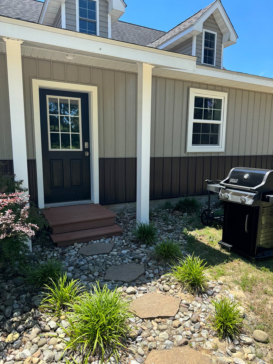 Outside seating with fire pit