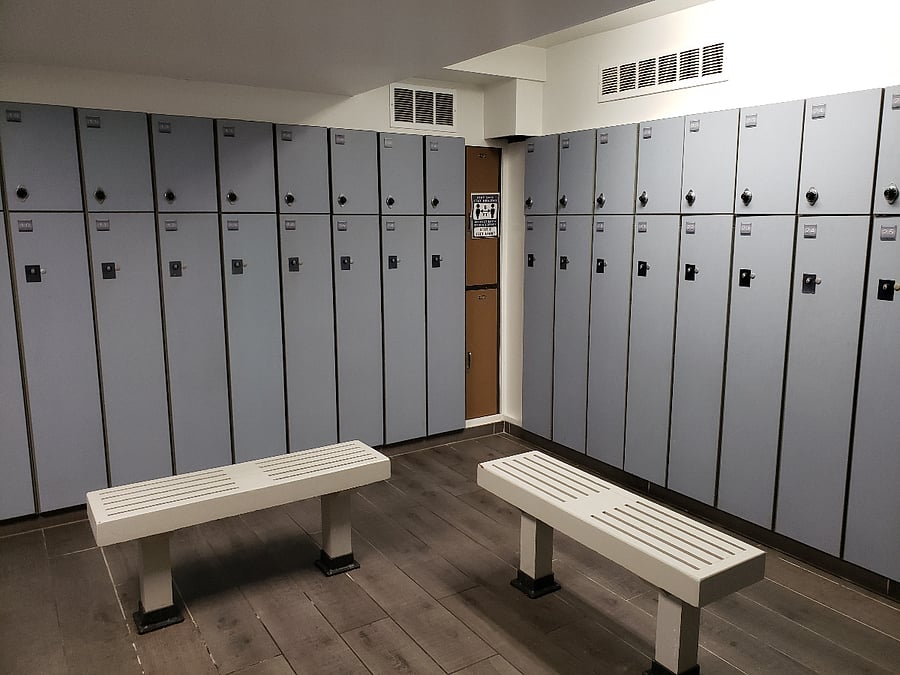 Gym Locker Room