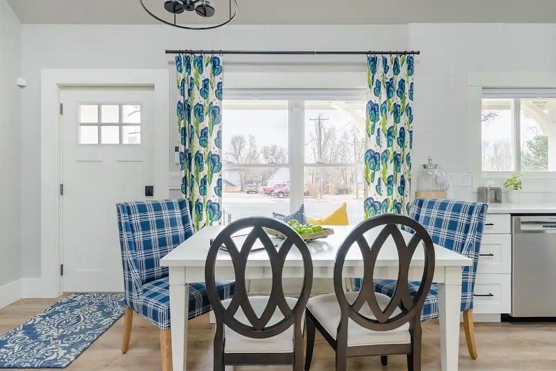 Dining and flexible work area when working from home.
