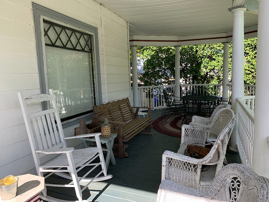 Wrap around porch