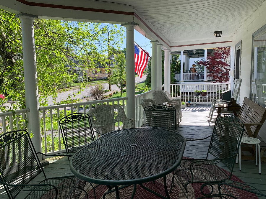 Wrap around porch