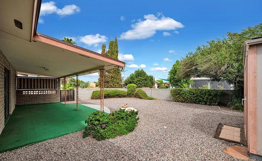 Covered Back Patio