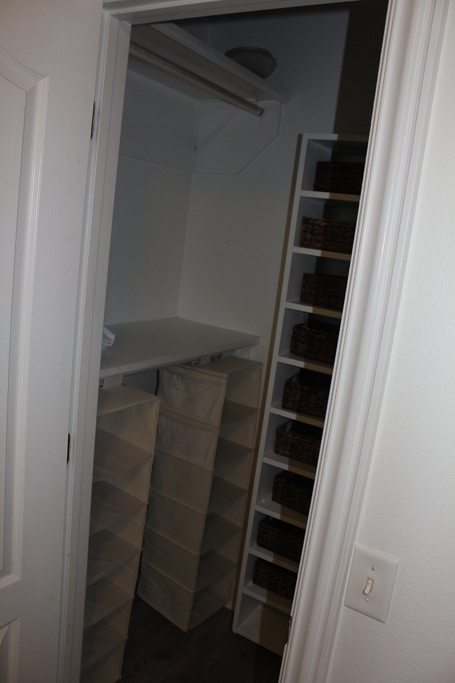 Master bedroom closet