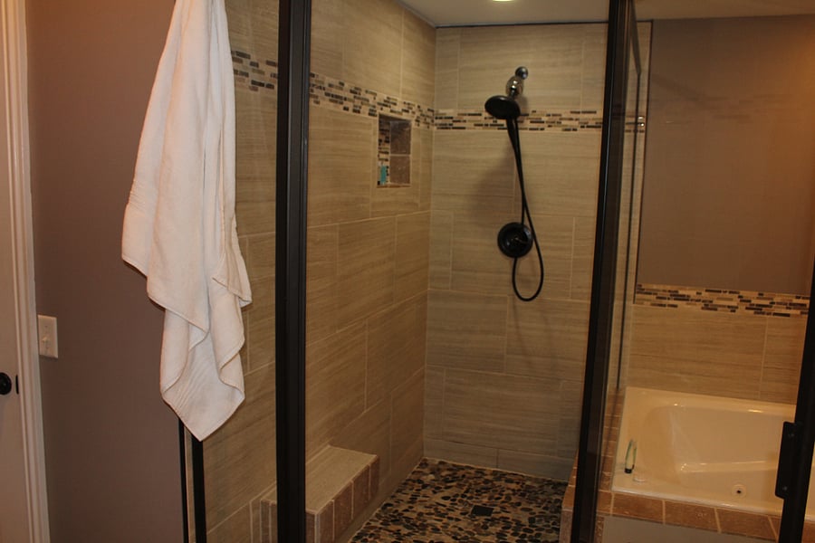 Master bath shower