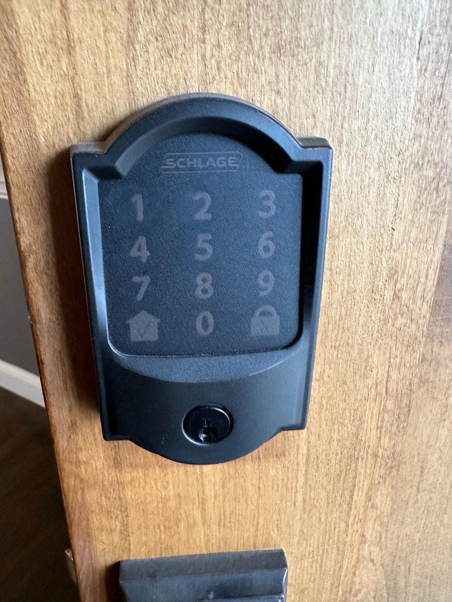 front door keypad