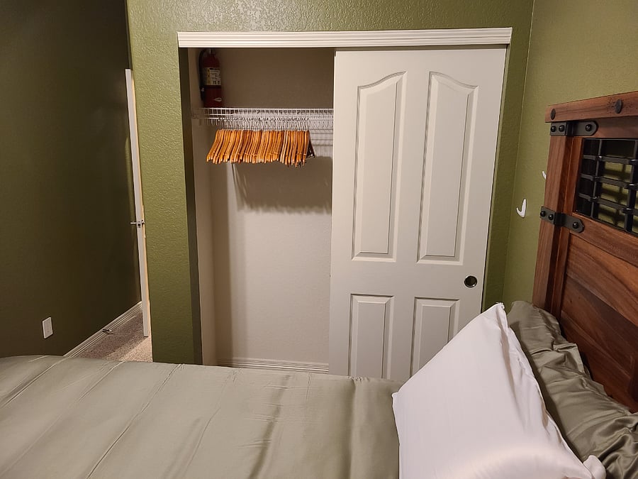 This is the available bedroom.