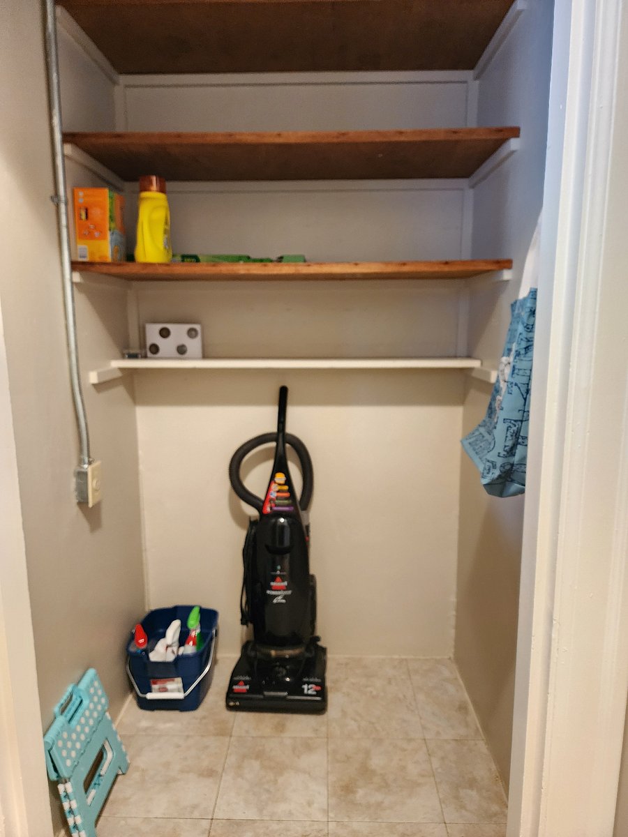 Pantry, cleaning supplies