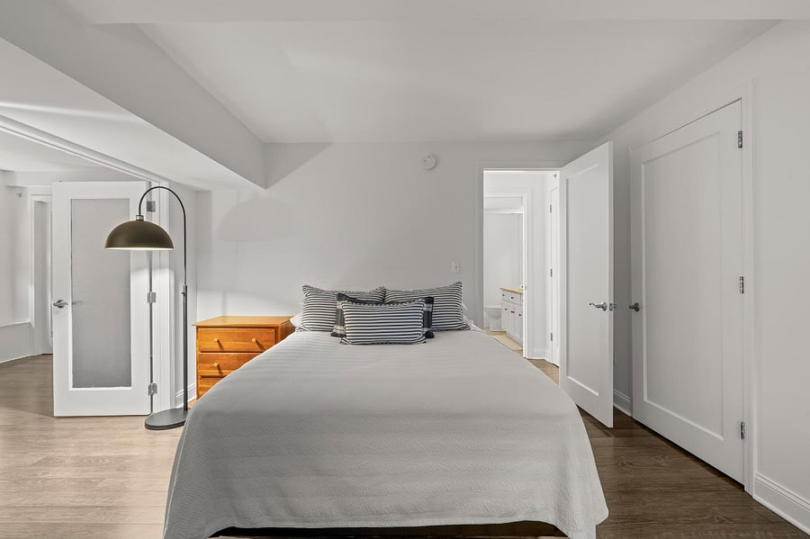 Spacious quiet bedrooms upstairs